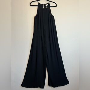 Cato Jumpsuit Romper Pleated Women Size L Black